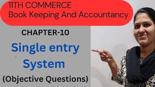 Book Keeping and Accountancy Objective Questions Series Class 11 Objective Questions accounting [upl. by Schuh749]