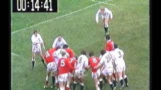 Clive Davis Try  Wales v England 1981 [upl. by Euqinue]