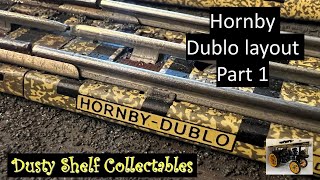 Hornby Dublo 3 rail layout part 1 [upl. by Naida639]