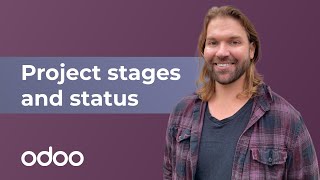 Project stages and status  Odoo Project amp Timesheets [upl. by Kumar39]