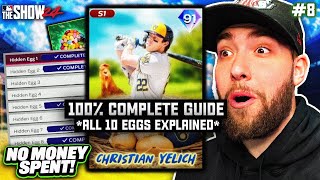 100 Complete Egg Hunt Guide In MLB The Show 24  No Money Spent 8 [upl. by Casandra320]