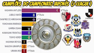 CAMPEÕES DO CAMPEONATO JAPONÊS DE FUTEBOL JLEAGUE19932020 [upl. by Enelyam]