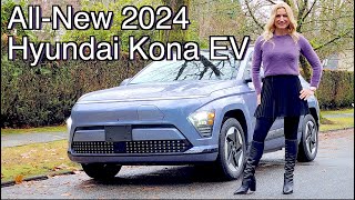 AllNew 2024 Hyundai Kona EV Review  Do you like the design [upl. by Babbette]