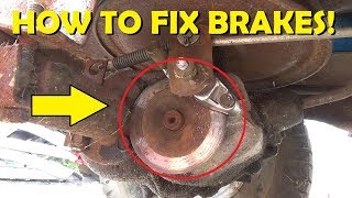 How to Fix Riding Lawnmower Brakes [upl. by Sheehan]