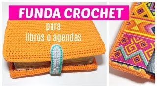 Funda de ganchillo para libros o agendas [upl. by Puduns]