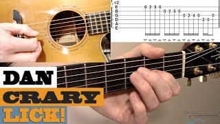 LICK 14  Dan Crary  Bluegrass Guitar Lesson with TAB [upl. by Onifled1]