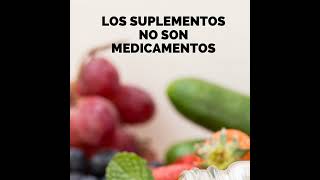 🔴 LOS SUPLEMENTOS NO SON MEDICAMENTOS ✍🏼🤔 [upl. by Annaxor]