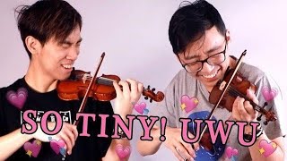 TwoSetViolin Archive  Playing on Mini Violins [upl. by Hurff]