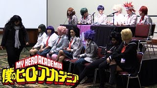 MY HERO ACADEMIA COSPLAY PANEL  Kawaii Kon 2019 [upl. by Suzann]