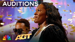 Liv Warfield Receives GOLDEN BUZZER from Simon Cowell For Original quotStarequot  Auditions  AGT 2024 [upl. by Leamse745]