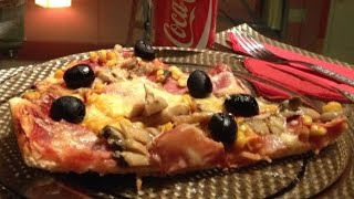 Pizza cu aluat făcut in casă  ReteteAngela [upl. by East]