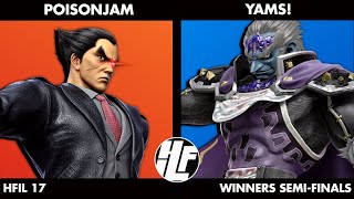 HFIL 17 PoisonJam Kazuya vs Yams Ganondorf Winners SemiFinals [upl. by Haraf]