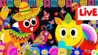 Autumn Baby Sensory Delight Caterpillars Butterflies Wild West Dance Party [upl. by Saidnac393]