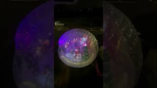 Six meter dome transparent Inflatable Christmas grotto snow globe ￼ [upl. by Aimal873]