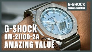 Unboxing The New Casio GShock GM2110D2A [upl. by Inalial]