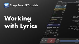 Working with lyrics [upl. by Annair]