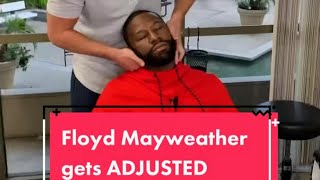 The Best Ever Floyd Mayweather EPIC Chiropractic Adjustments [upl. by Araeit514]