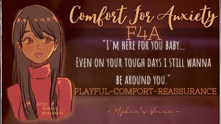 Girlfriend lovingly comforts you through Anxiety🤎🛌 F4A Comfort Reassurance Playful [upl. by Pierrette]