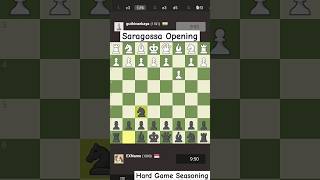 Saragossa Opening chessindonesia chessdotcom chessgame chessmaster autosubscribe checkmate [upl. by Lehsreh622]