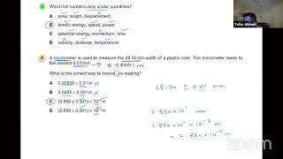 AS level Physics 9702 OctNov 2019 Paper 12 Past Paper Solution [upl. by Steve]