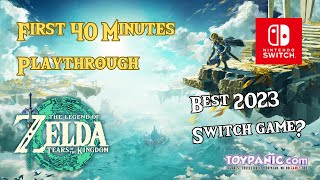 First 40 Minutes of The Legend Of Zelda TOTK Playthrough WNTP [upl. by Llerrem]