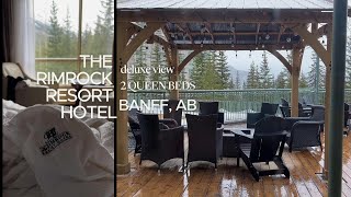 rimrock resort hotel  banff  deluxe view 2 queen beds [upl. by Farr]