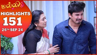 Malli Serial  EP 151 Highlights  26th Sep 2024  Nikitha  Vijay  Saregama TV Shows Tamil [upl. by Perlman]