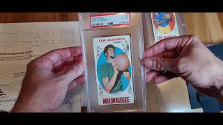 PSA Card Submission Reveal  Kareem AbdulJabbar Rookie  Michael Jordan and Kevin Garnett Inserts [upl. by Reena]