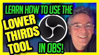 How To Set Up An Animated Lower Third In OBS Studio  THIS TOOL IS INCREDIBLE [upl. by Akieluz]