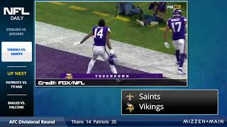 Stefon Diggs Game Winning TD Catch From Case Keenum  Highlights [upl. by Zebada476]