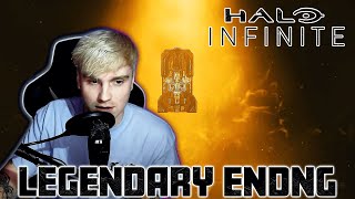 HALO INFINITE LEGENDARY ENDING REACTION [upl. by Aletha]