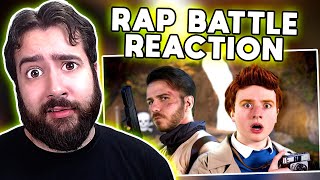 REACTION  Nathan Drake vs Tintin  RAP BATTLE  Freshy Kanal ft Cam Steady Littleflecks Zawesome [upl. by Elokin]