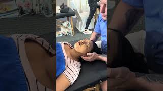 CERVICAL MANIPULATION to close C45 Facet Joint chiropracticadjustment spinalmanipulation [upl. by Sibie]