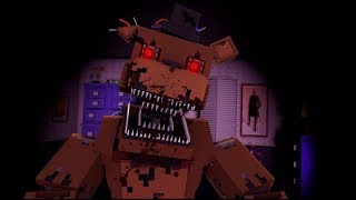 Minecraft FNAF Nightmare Freddys Jumpscare Minecraft Roleplay [upl. by Idalla]