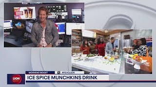 Dunkin releases new Ice Spice Munchkins Drink [upl. by Alyel650]