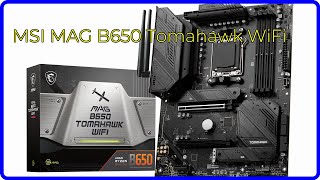 REVIEW 2024 MSI MAG B650 Tomahawk WiFi ESSENTIAL details [upl. by Norraj39]