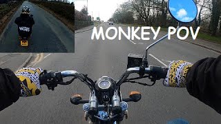 SKYTEAM MONKEY BIKE POV RIDE [upl. by Carla]