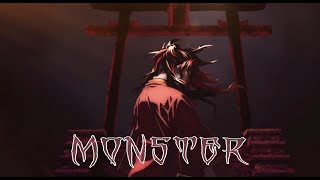 DEKU NIGHTCORE Monsters Ruelle  Lyrics [upl. by Wrench874]