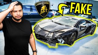 I Found A FAKE Lamborghini Aventador SV At The JunkyardAnd Im Buying It [upl. by Elacim]