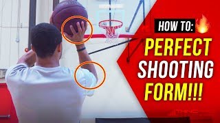 How to Shoot a basketball PERFECTLY Basketball Shooting Technique and Drills [upl. by Enilec]