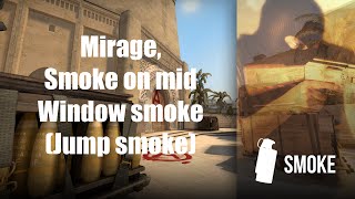 Mirage Smoke on mid Window smoke Jumpthrow [upl. by Lindgren]