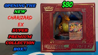 I opened the NEW 80 CHARIZARD EX Super Premium Collecction Box  Is this WORTH IT [upl. by Pickering30]