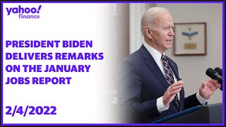 President Biden delivers remarks on the January Jobs Report [upl. by Reklaw]