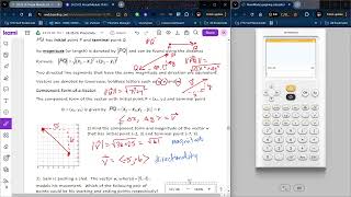 Introduction to vector algebra  Notes Module 3A4 [upl. by Fenner]