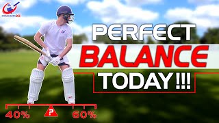 Improving your Batting BALANCE  Cricket Batting Balance Drills [upl. by Nolham158]