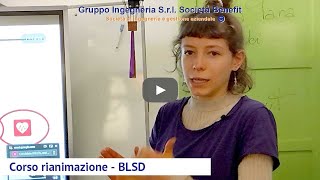 Corso rianimazione  BLSD presentato dalla Docente Mia Di Menna [upl. by Ileray123]