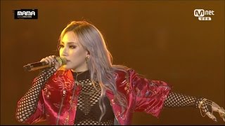 CL  나쁜 기집애  HELLO BITCHES amp 2NE1  FIRE  내가 제일 잘 나가 in 2015 MAMA [upl. by Rednijar968]