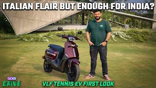 VLF Tennis EV Electric Scooter First Look Video  Will You Get This eScooter For ₹13 Lakh [upl. by Aical]