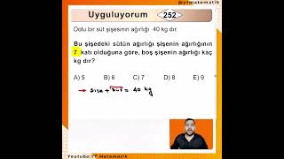 Sayı Problemleri Tip 1 Soru yksmatematik [upl. by Elatia]