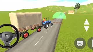 Indian Tractor Racing 3d Game  Tractor Driving Best 3D Indian Gameplay  Tractor Gaming Indian 3D [upl. by Oigimer]